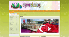 Desktop Screenshot of erguvansitesi.org